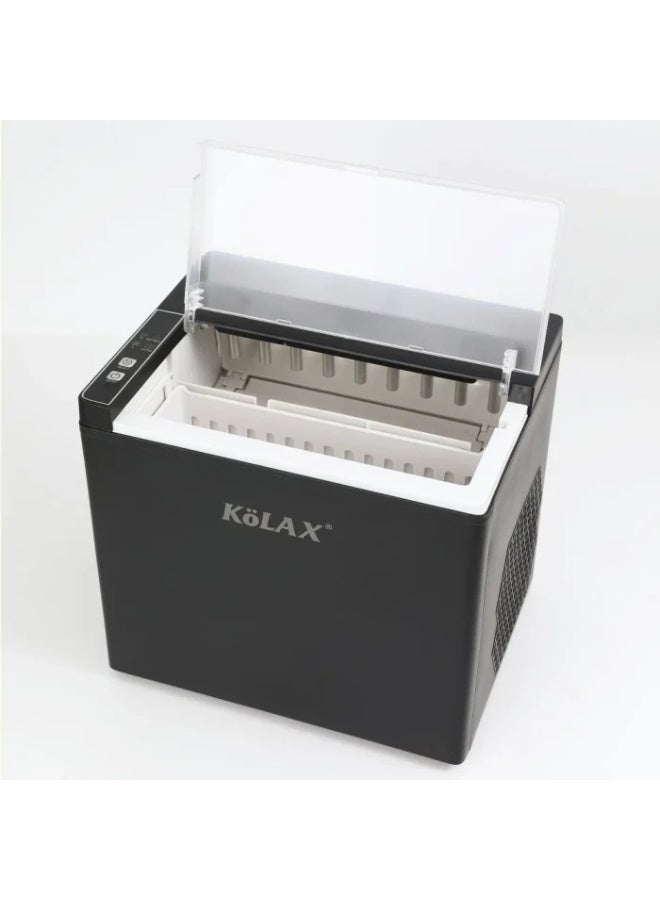 Kolax Portable Countertop Ice Maker - Fast Ice Machine Produces 9 Bullet Cubes in 6-9 Minutes - 12kg Daily Capacity - Quiet Operation with Self-Cleaning Function - Image 4
